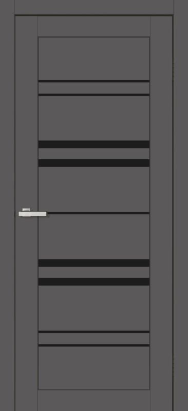 Міжкімнатні двері Europe Doors, ЗАХІДНА ЄВРОПА, ТУРЕЧЧИНА, SUPER MATE, ГРАФІТ, ED_t_0032