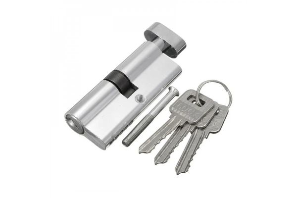 Циліндр ЦИНКОВИЙ Ключ/Ключ, М70 (40*30), SN | САТИН, 1448