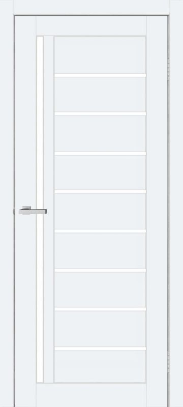 Міжкімнатні двері DOORS, Смарт - ПВХ, C067 G, Емаліт білий, 2000/900