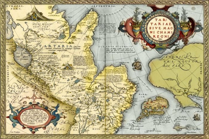 Фотошпалери: Старовинна карта світу, CH-30963