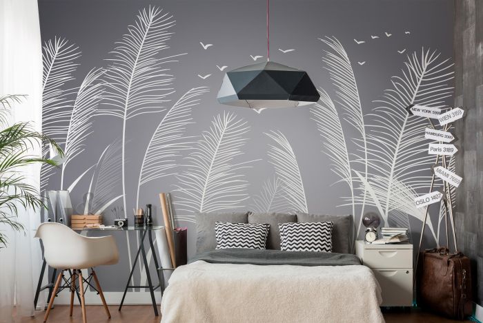 3D Фотошпалери 3Д Векторні пір'я