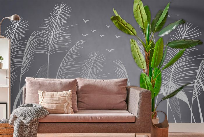 3D Фотошпалери 3Д Векторні пір'я