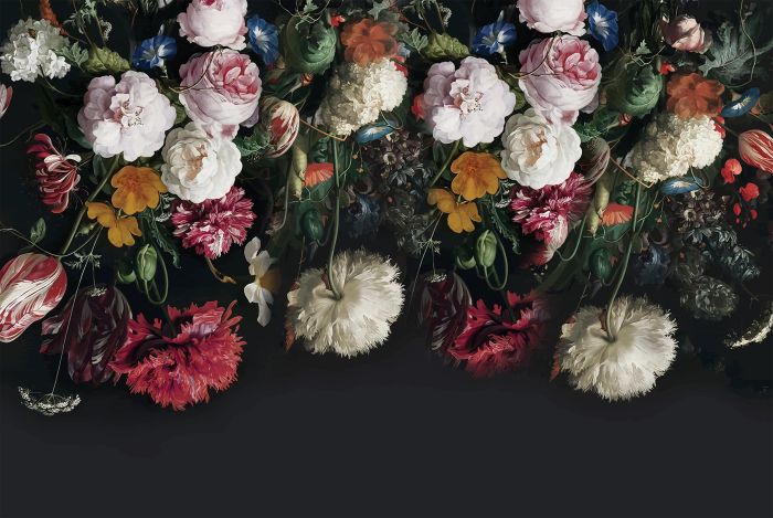 3D Фотошпалери 3Д Квіткова стіна