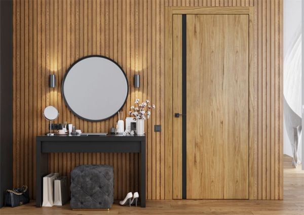 Міжкімнатні двері НYGGE ARVIKA ERIS Black Line Catanya Oak 2030/795