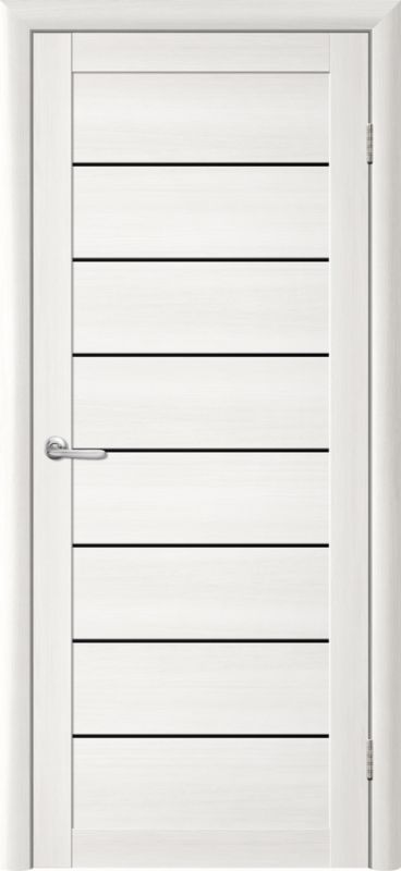 LuxDoors, Белла Лиственниця Біла з чорним склом