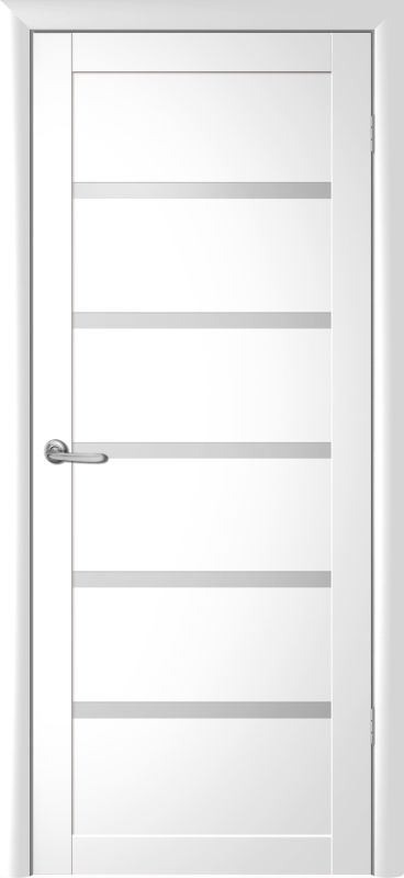 LuxDoors, Відень 400 VINIL БІЛИЙ з матовим склом