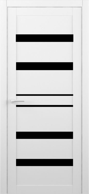 LuxDoors, Мадрид VINIL БІЛИЙ з матовим склом