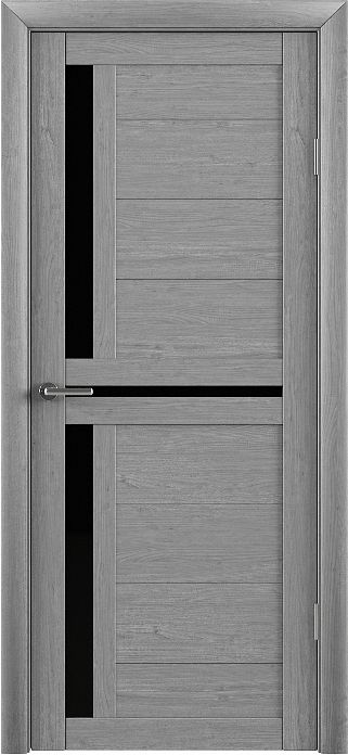 LuxDoors, Тіна Ясень Димчатий з чорним склом
