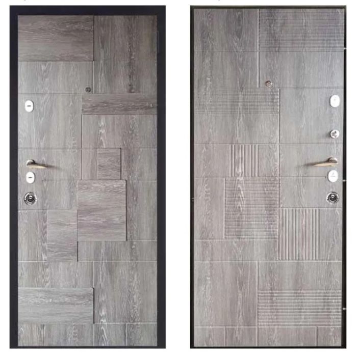 Двері вхідні, Тип-13 КВАРТИРА, Дуб шато Еко 601 960 R, 123916