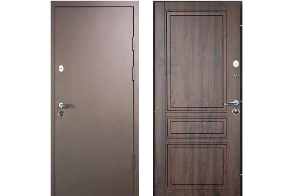 Двері вхідні, Тип-4 ВУЛИЦЯ, RAL N291 / Дуб Бронзовий 339 Вінорит 960 R RAL N291 NEW, 138446