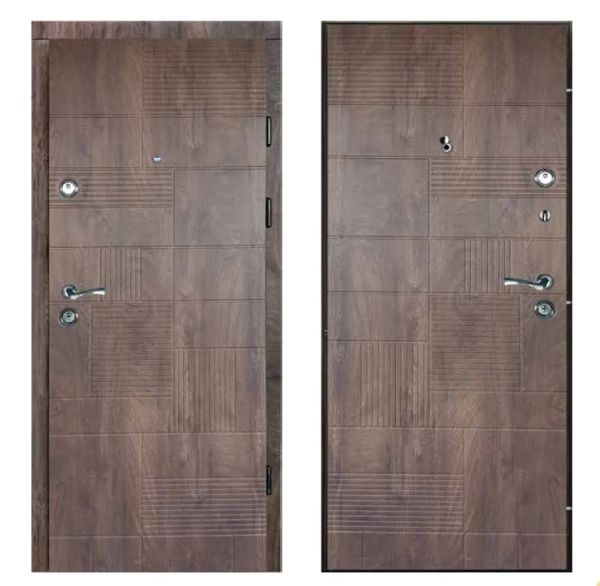 Двері вхідні, Тип-12.2 КВАРТИРА Спил дерева Коньячний 144 860 R, 139896