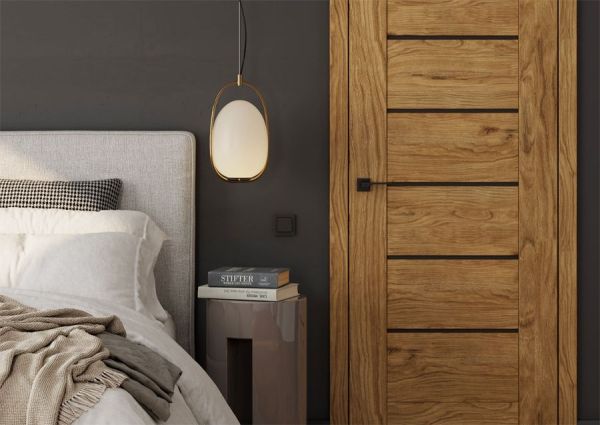 Міжкімнатні двері НYGGE ARVIKA MIDIA Catanya Oak BG 2030/595