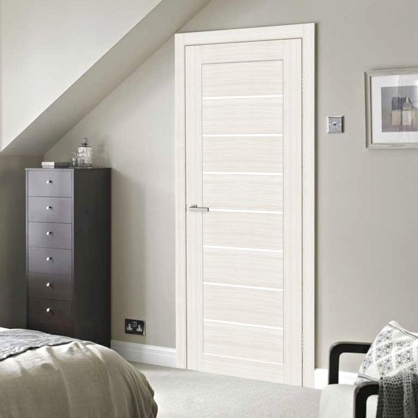 Міжкімнатні двері ОМіС CORTEX DECO, Deco 10 Дуб Bianco 2000/600