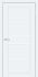 Міжкімнатні двері DOORS, Смарт - ПВХ, С018 G, Емаліт білий, 2000/800