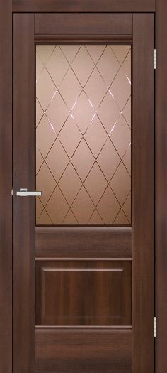 Міжкімнатні двері DOORS, Смарт - ПВХ, С070 CD, Бордо, 2000/700