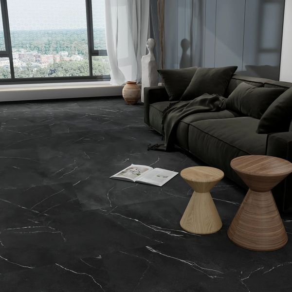 Вінілова підлога KORNER Spectra Floor Мармур Неро, 2502